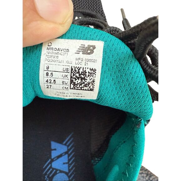 New Balance Mens Black Blue MR0AVCB Fresh Foam Roav Running Sneakers Size 9 main image 11
